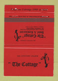 Matchbook Cover - The Cottage Uxbridge Middlesex UK England 40 Strike