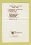 Matchbook Cover - Crandall Foods Longmont Bakersfield CA Turkey 40 Strike