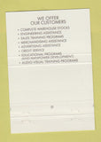 Matchbook Cover - Crawford Supply Steubenville OH 40 Strike