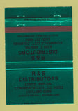 Matchbook Cover - R&S Distributors Commerce City Colorado Drywall 40 Strike