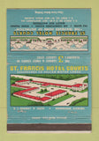 Matchbook Cover - St Francis Hotel Courts Mobile AL Montgomery WEAR 40 Strike