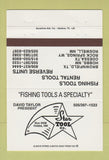 Matchbook Cover - Star Tool Fishing Hobbs NM 40 Strike