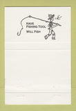 Matchbook Cover - Star Tool Fishing Hobbs NM 40 Strike