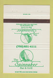 Matchbook Cover - The Spinnaker Bar Grill Incline Village NV 40 Strike