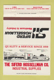 Matchbook Cover - Siferd Hossellman Industrial Supply Lima Bucyrus OH 40 Strike