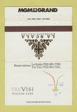 Matchbook Cover - La Scala Italian Restaurant MGM Grand Las Vegas NV 40 Strike
