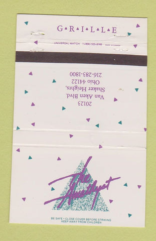 Matchbook Cover - The Amethyst Grille Shaker Heights OH 40 Strike