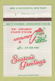 Matchbook Cover - American Metal Supply Springfield IL Christmas 40 Strike
