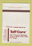 Matchbook Cover - Tuff Cure Oliver Tirecap Flemington NJ tires 40 Strike