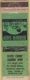 Matchbook Cover - Coons' Barber Shop ST Paul MN Arrow WORN