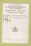 Matchbook Cover - Bryan Homes Restaurant Fort Lauderdale FL 40 Strike