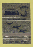 Matchbook Cover - Beechcraft Airplanes Denver Colorado WEAR 40 Strike