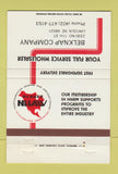 Matchbook Cover - Belknap Company Lincoln NE Heat Air Conditioning 40 Strike