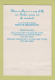 Matchbook Cover - Stefano Bertolotti Italian Houston Clear Lake TX 40 Strike