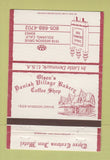 Matchbook Cover - Three Crowns Inn Motel Solvang CA 40 Strike