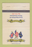 Matchbook Cover - Three Flags Inn Warren PA 40 Strike