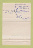 Matchbook Cover - Three Flags Inn Warren PA 40 Strike