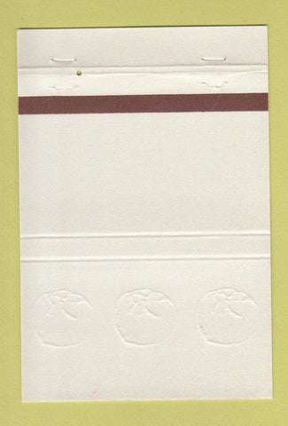 Matchbook Cover - Three Tomatoes Catering Denver Colorado 40 Strike