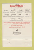 Matchbook Cover - Tobey Hardware Channel Lock Tools Freeport TX 40 Strike