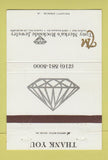 Matchbook Cover - Tony Merka's Rockside Jewelry Garfield Heights OH 40 Strike