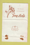 Matchbook Cover - Tony Lama Cowboy Boots Woodinville WA POOR 40 Strike