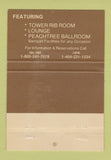 Matchbook Cover - Tower Place Hotel Atlanta GA 40 Strike