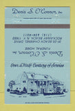 Matchbook Cover - Denis O'Connor Funeral Home Rockaway Beach NY 40 Strike