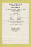 Matchbook Cover - O'Hare Mobile Homes Des Plaines IL Danny Tomaselli 40 Strike