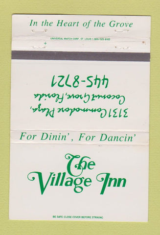 Matchbook Cover - The Village Inn Coconut Grove FL 40 Strike