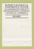 Matchbook Cover - Rupert's Steaks Rolling Meadows IL 40 Strike