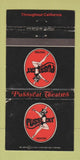 Matchbook Cover - Pussycat Porn Theatres girlie CA CHAIN WEAR 30 Strike