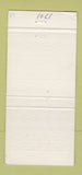 Matchbook Cover - Farr Air Handling Equipment Syracuse NY 30 Strike