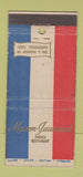Matchbook Cover - Maison Jaussaud French Restaurant Bakersfield CA WEAR 30 Stick