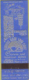 Matchbook Cover - Kwong Nom Low Cafe Chinese Salt Lake City UT