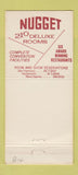Matchbook Cover - Nuggets Casino Sparks NV casino clown girlie 30 Strike