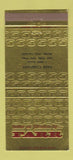 Matchbook Cover - Farr Company New York City 30 Strike