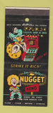 Matchbook Cover - Jim Kelley's Nugget Casino Reno NV 30 Stick