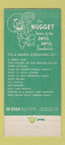 Matchbook Cover - Jim Kelley's Nugget Casino Reno NV 30 Stick