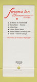 Matchbook Cover - Sonoma Inn Winnemucca NV casino 30 Stick