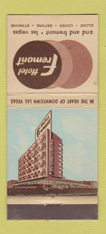 Matchbook Cover - Hotel Fremont Los Vegas NV 30 Stick