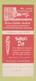 Matchbook Cover Kaiser Knickerbocker Hotel Red Lion Room Milwaukee WI 30 Strike
