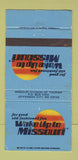 Matchbook Cover - Missouri Tourism Jefferson City MO WEAR 30 Strike
