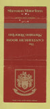 Matchbook Cover Sheraton Motor Inn Canterbury Room Pittsburgh PA WEAR 30 Strike