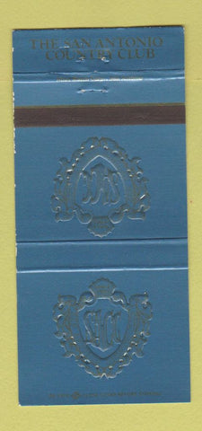Matchbook Cover - San Antonio Country Club TX 30 Strike