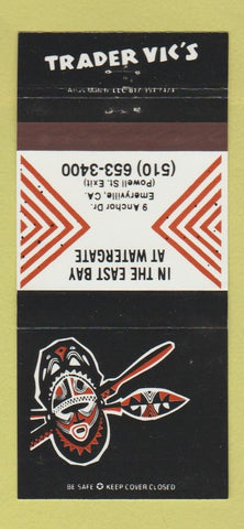 Matchbook Cover - Trader Vic's Tiki Emeryville CA 30 Strike