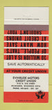 Matchbook Cover - Evinrude Boat Motors Credit Union Milwaukee WI 30 Strike