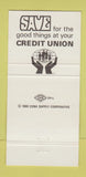 Matchbook Cover - Evinrude Boat Motors Credit Union Milwaukee WI 30 Strike