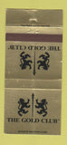 Matchbook Cover - The Gold Club 30 Strike
