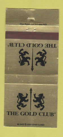 Matchbook Cover - The Gold Club 30 Strike