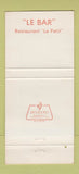 Matchbook Cover - The Saint Louis New Orleans LA 30 Strike